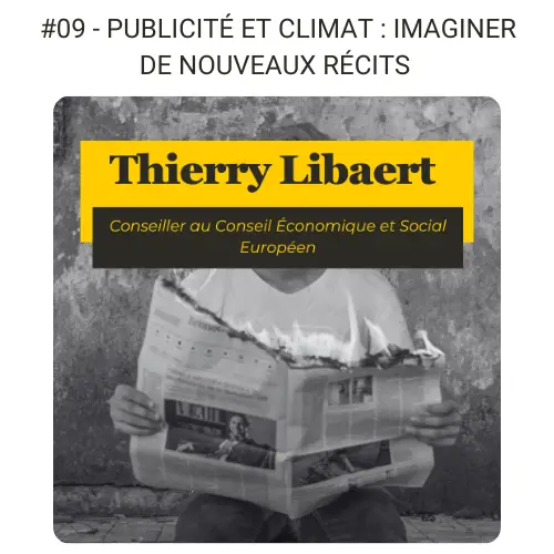 Petit visuel podcast climat Thierry libaert