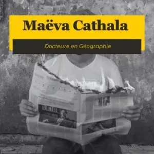 visuel maëva cathala pour le podcast climat a chaud