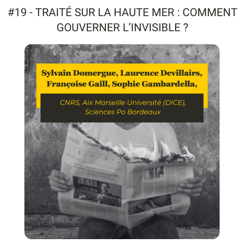 visuel podcast a chaud traité sur la haute mer bbnj